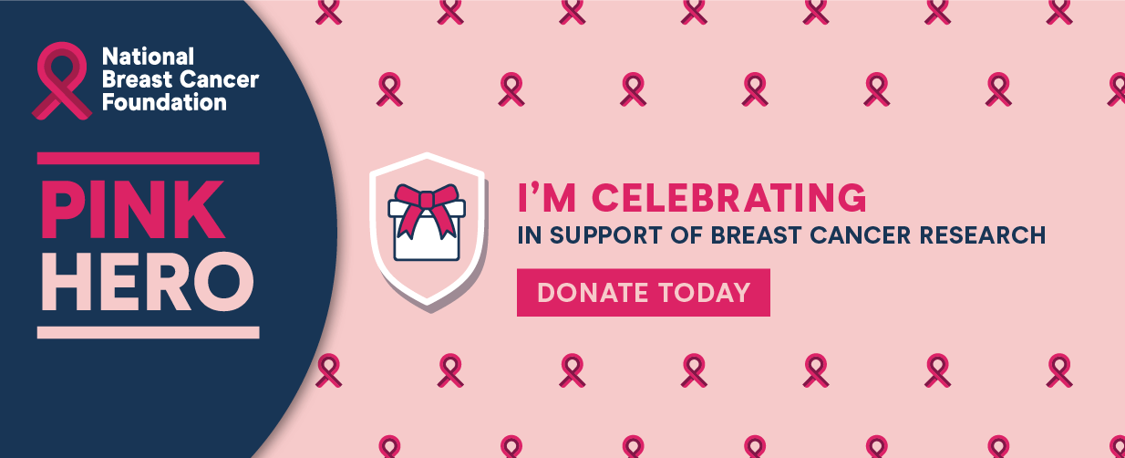 Pink Hero Email Signature - Celebrate 2