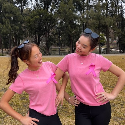 Kat and Yoonseo Go Pink