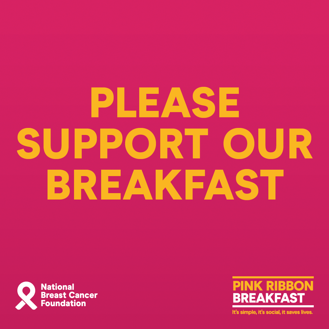 Social Tile - Please Support Our Breakfast - Pink Ribbon Breakfast 2021