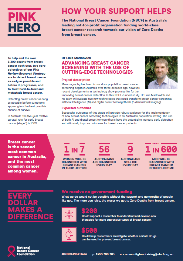 Pink Hero Research Poster