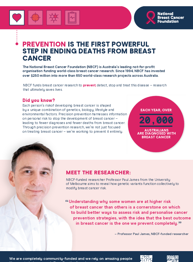Team Pink - Researcher Poster - Prevent