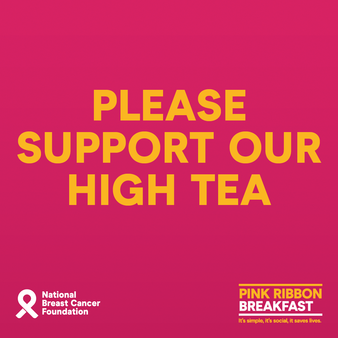 Social Tile - Please Support Our High Tea - Pink Ribbon Breakfast 2021