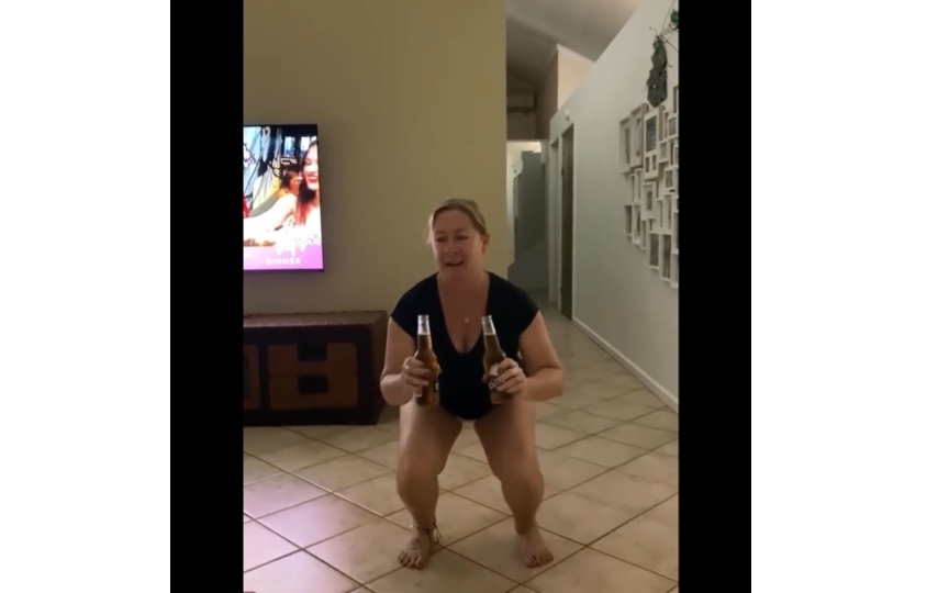 Green Sally Up Squat Challenge