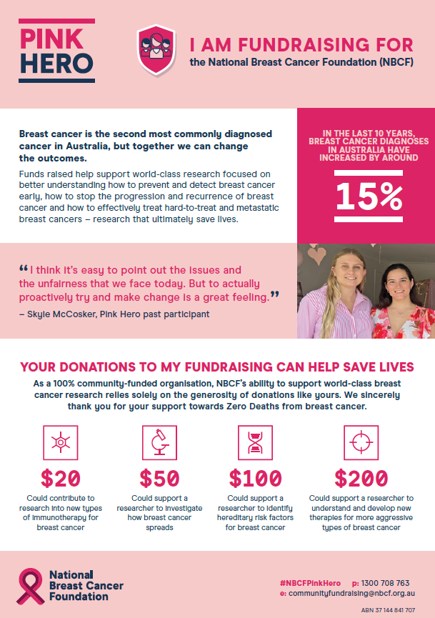 Pink Hero Event Poster - Host