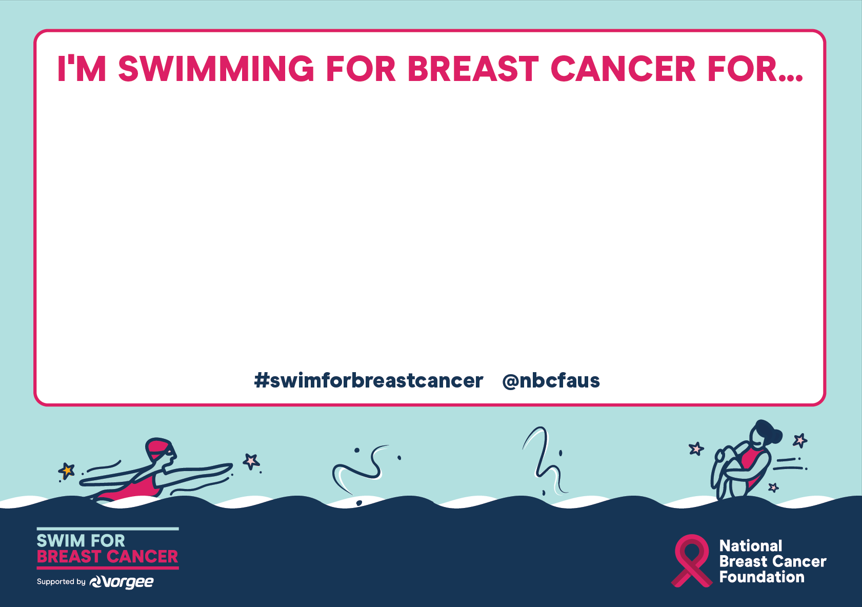 Swim - Printable Pledge Sign