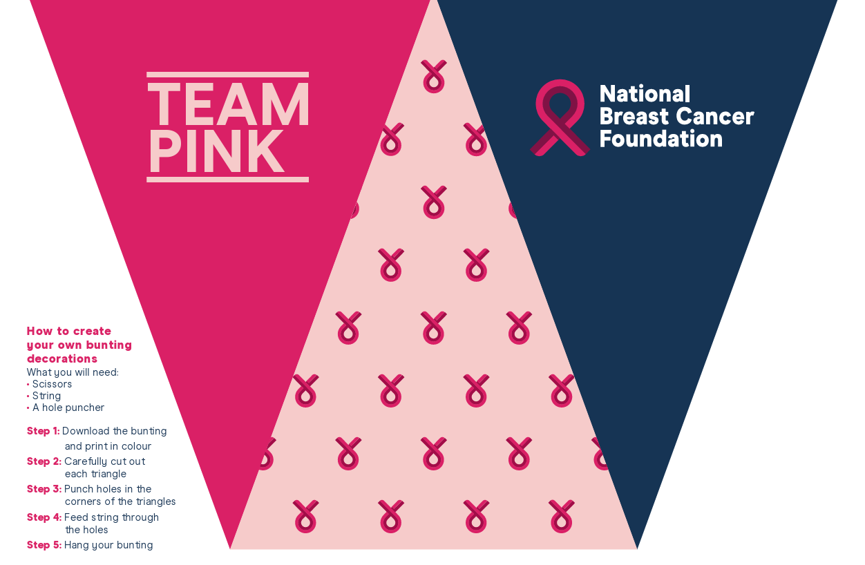 Team Pink - Bunting