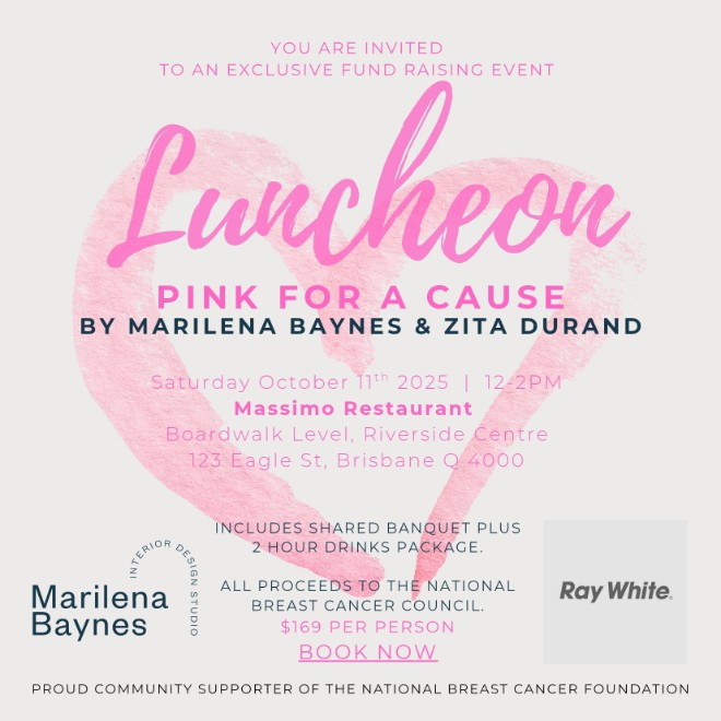 Marilena Baynes Interior Design Studio's Pink Ribbon Breakfast
