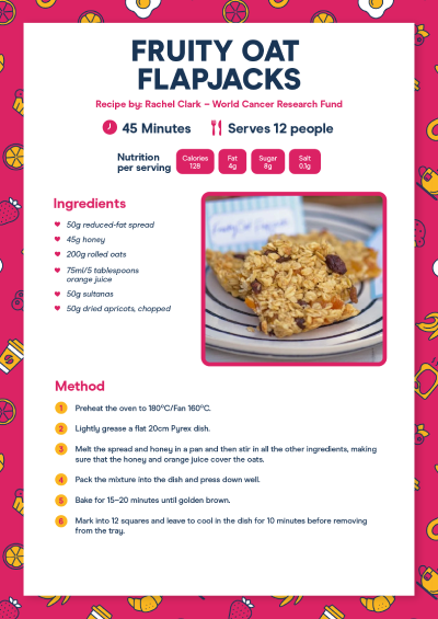 Fruity Oat Flapjacks